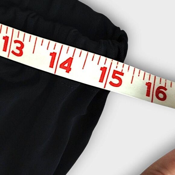 Ralph Lauren Womens Pants Sz Large Black Jersey Knit Pullon Wide Leg Classicore - Picture 7 of 7